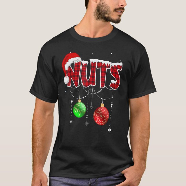 Chest Nuts  Matching Chestnuts Christmas Couples N T-Shirt (Front)