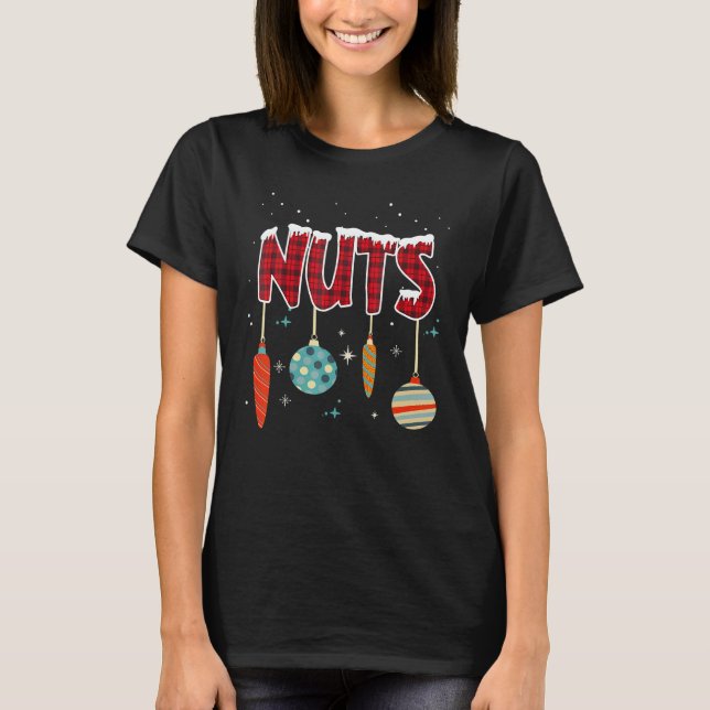 Chest Nuts  Matching Chestnuts Christmas Couples N T-Shirt (Front)
