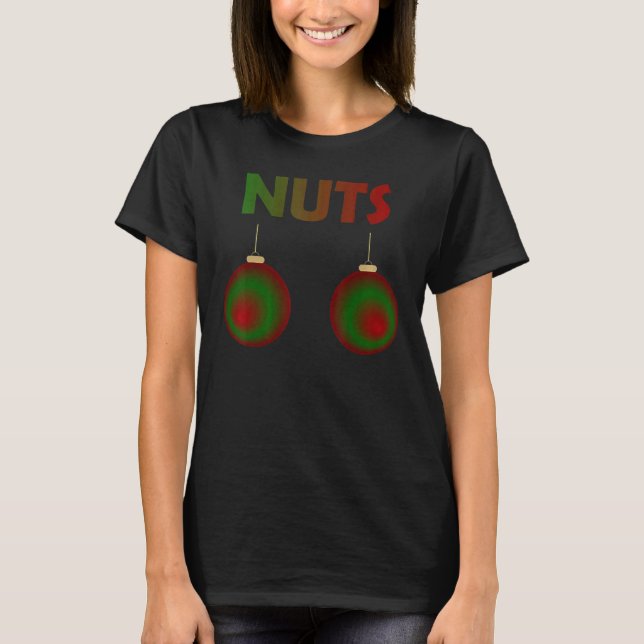Chest Nuts  Matching Chestnuts Christmas Couples N T-Shirt (Front)