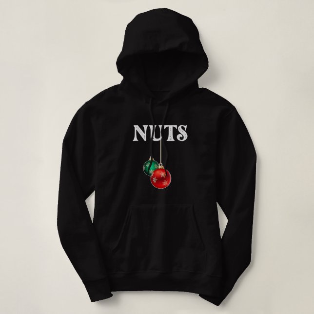 Chest Nuts Matching Chestnuts Christmas Couples Nu Hoodie (Design Front)