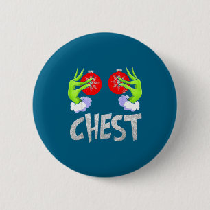 Chest Nuts Matching Chestnuts Christmas Snow Coupl 6 Cm Round Badge