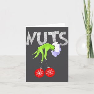 Chest Nuts Matching Chestnuts Christmas Snow Coupl Card