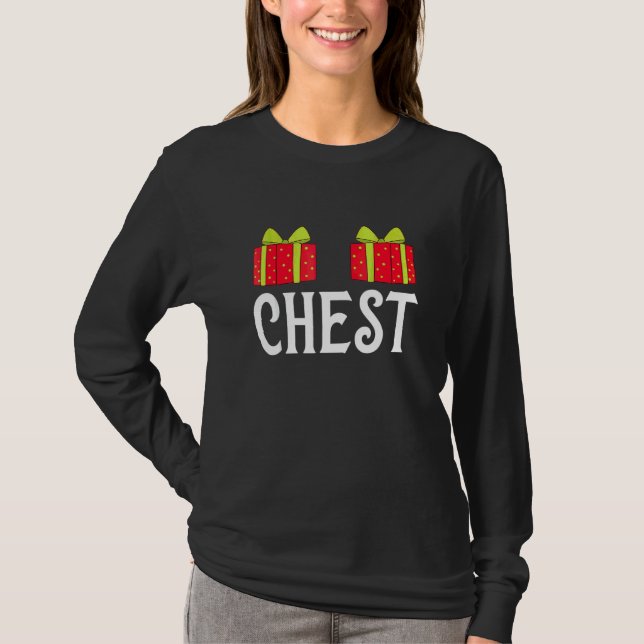 Chest Nuts Matching Chestnuts  Christmas T-Shirt (Front)