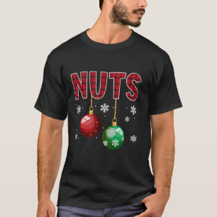 Chest Nuts Matching Chestnuts Funny Christmas Coup T-Shirt