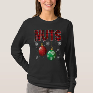 Chest Nuts Matching Chestnuts Funny Christmas Coup T-Shirt