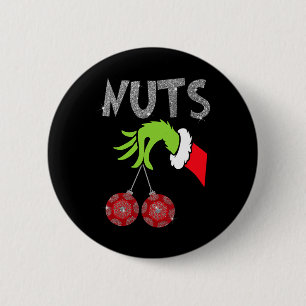 Chest Nuts Matching Chestnuts Xmas Christmas Coupl 6 Cm Round Badge