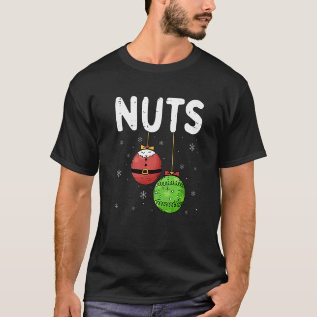 Chest Nuts Matching  Christmas Couples Chestnuts N T-Shirt (Front)