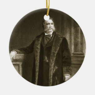 Chester A. Arthur, 21st President of the United St Ceramic Tree Decoration