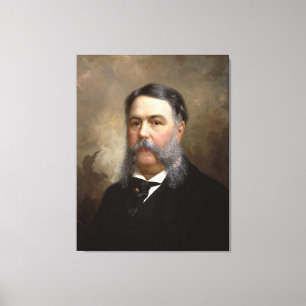 CHESTER A. ARTHUR Portrait by Ole P.H. Balling Canvas Print