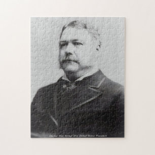 Chester Alan Arthur 21st President of America. Jigsaw Puzzle