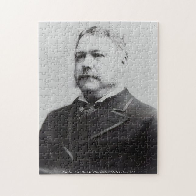 Chester Alan Arthur 21st President of America. Jigsaw Puzzle (Vertical)