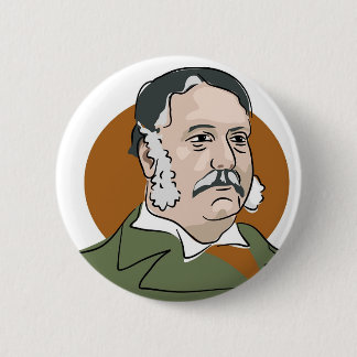 Chester Arthur 6 Cm Round Badge