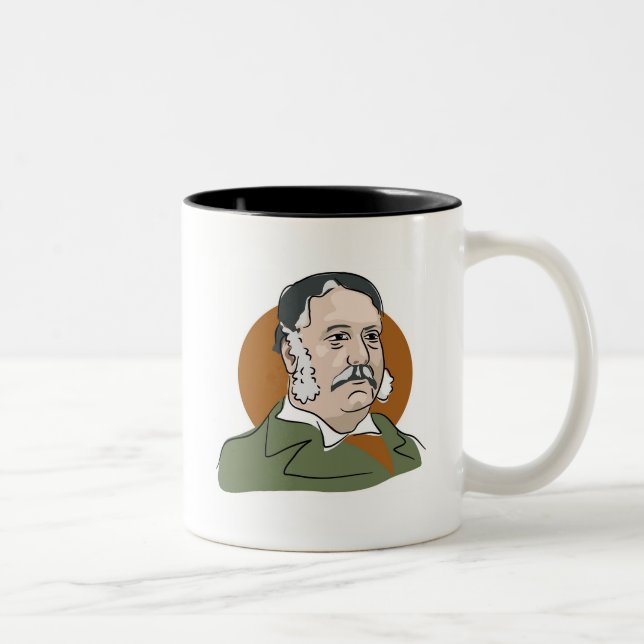Chester Arthur Two-Tone Coffee Mug (Right)