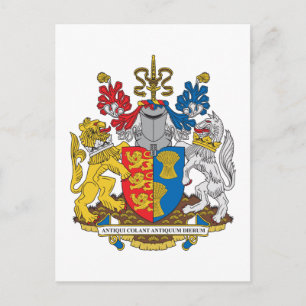 Chester Coat of Arms Postcard