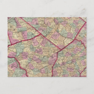 Chester, Dauphin, Berks, Lebanon Postcard