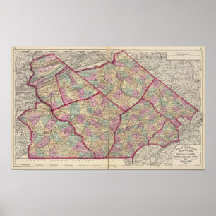 Chester, Dauphin, Berks, Lebanon Poster