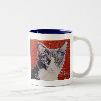 Chester Face Painting Two-Tone Coffee Mug