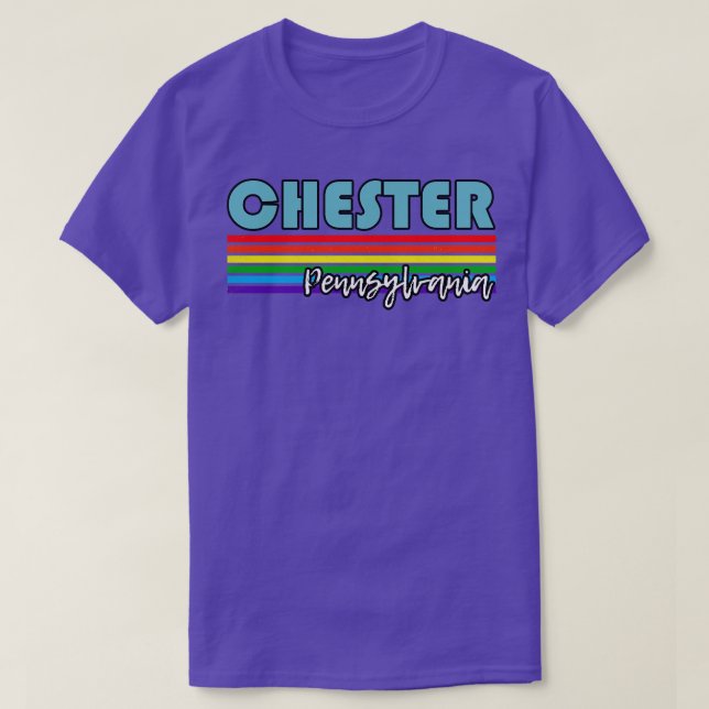 Chester Pennsylvania Pride  Chester LGBT Gift LGBT T-Shirt (Design Front)