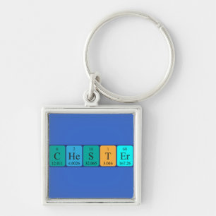 Chester periodic table name keyring