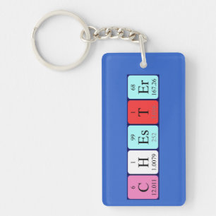 Chester periodic table name keyring