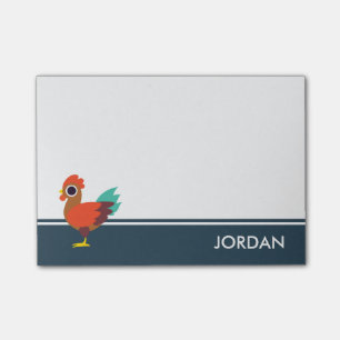 Chester the Rooster Post-it Notes
