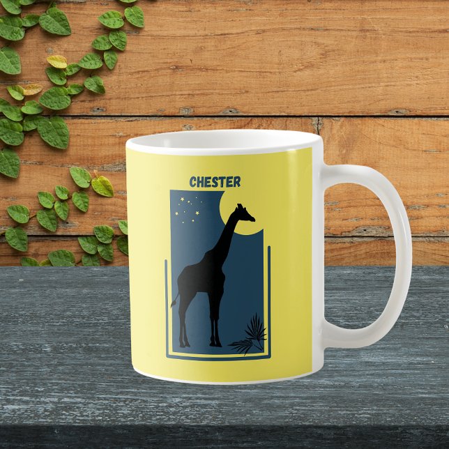 Chester Zoo Great Britain Vintage Giraffe Coffee Mug (Chester Zoo Safari Animal Adventure Giraffe Mug)