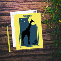 Chester Zoo Great Britain Vintage Giraffe