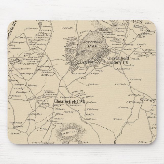 Chesterfield, Cheshire Co Mouse Mat (Front)