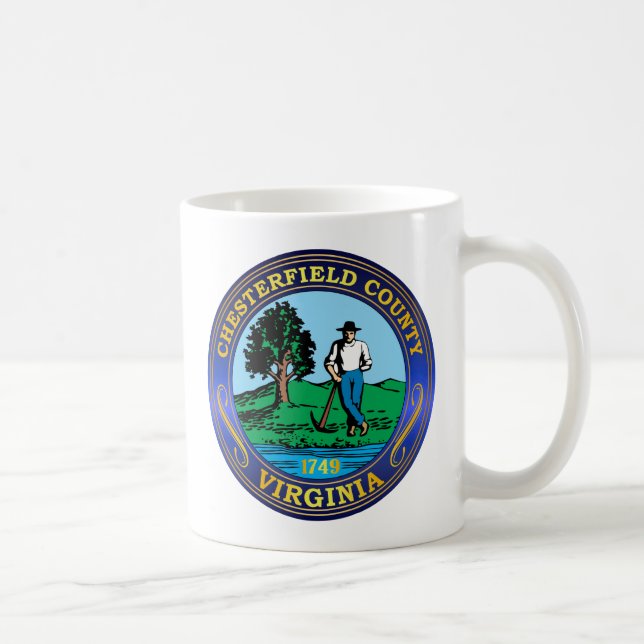 Chesterfield County seal Coffee Mug (Right)