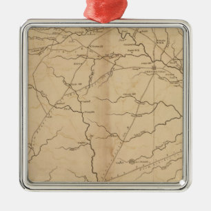 Chesterfield District, South Carolina Metal Tree Decoration