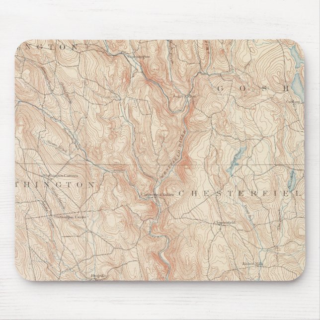 Chesterfield, Massachusetts Mouse Mat (Front)