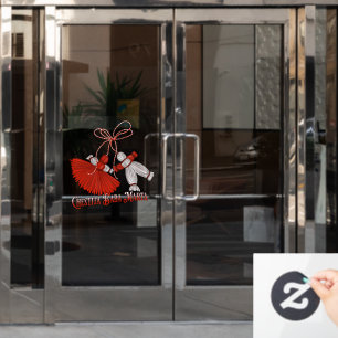 Chestita Baba Marta Martenitsas Window Cling