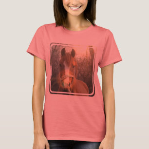 Chestnut Arab Horse Ladies T-Shirt
