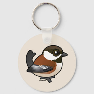 Chestnut-backed Chickadee Key Ring