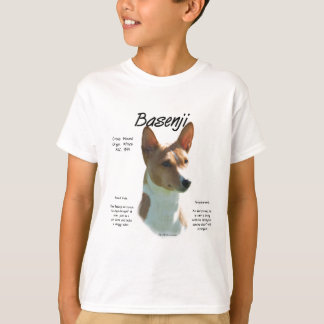 Chestnut Basenji History Design, All about Basenji T-Shirt