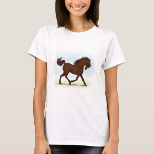 Chestnut Brown Horse Equestrian T-Shirt