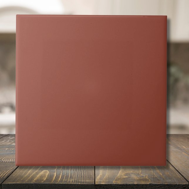 Chestnut Brown Solid Colour | Classic Elegant Tile (Creator Uploaded)