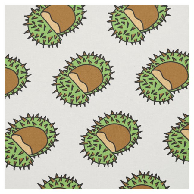 Chestnut Couple Fall Pattern Fabric (Swatch)