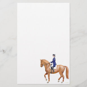 Chestnut Dressage Horse Stationery