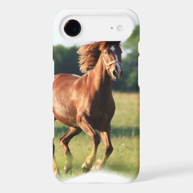 Chestnut Galloping Horse iTouch Case (Back)