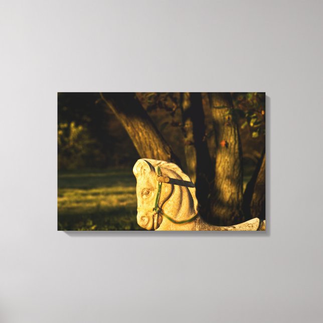 Chestnut Horse Canvas Print (Front)