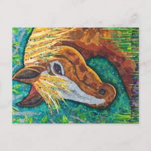 Chestnut Horse Postcard