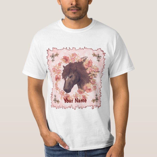 Chestnut Horse  t-shirt (Front)