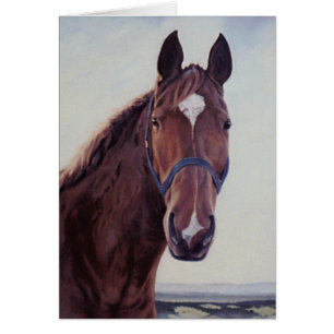 Chestnut Horse with White Star