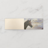 chestnut mare horse art equestrian farrier equine  loyalty card (Outside Unfolded)