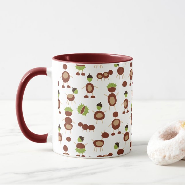 Chestnut Men Mug (With Donut)