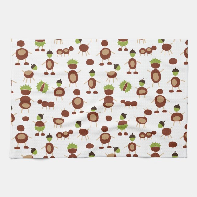 Chestnut Men Tea Towel (Horizontal)
