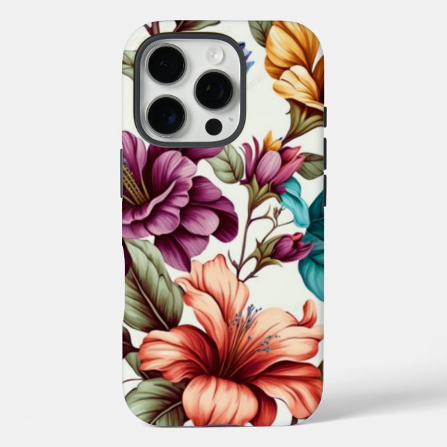 Chestnut Petals Pattern  Case-Mate iPhone Case (Back)