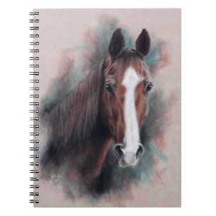Chestnut Quarter Horse head Notebook