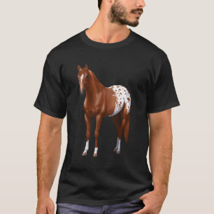 Chestnut Sorrel Blanket Appaloosa Horse T-Shirt